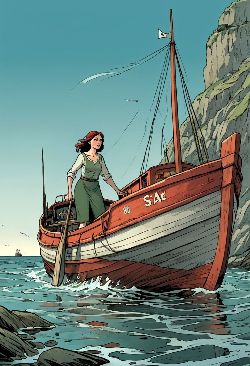 36703-3903895187-Sea, the fishboat, a woman, graphic novels.jpg